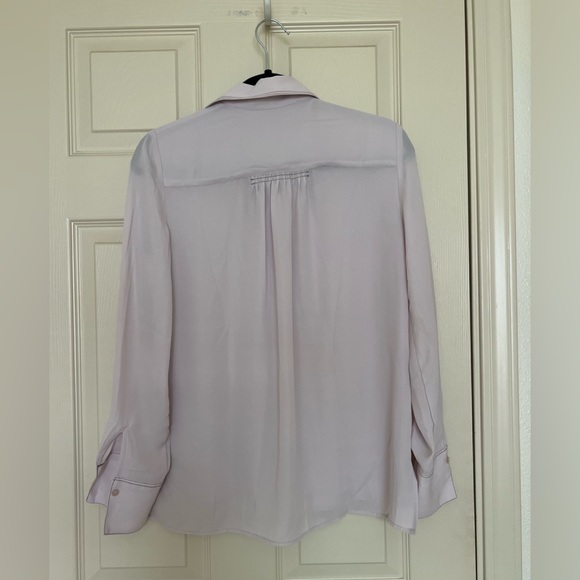 3 x Mango Buttoned Down Blouses, Blue, Sky Blue and Light Lilac, Size XS - Picture 7 of 11